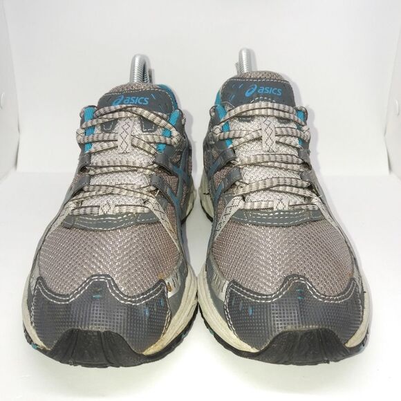 Asics Gel Enduro 6 Trail Running Sneakers Women's Size 8 Grey, Blue - Picture 3 of 8